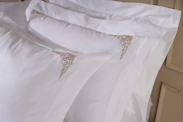 Fronhas Avulsas Fibra de Bambu Arabesco Gold