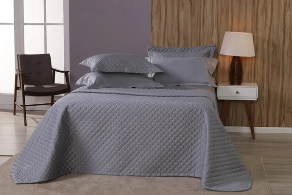 Jogo de Cama King Combo Platinum - Fronha Pamut Cinza