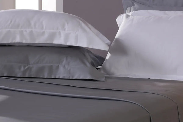 Jogo de Cama King Combo White - Fronha Pamut Cinza