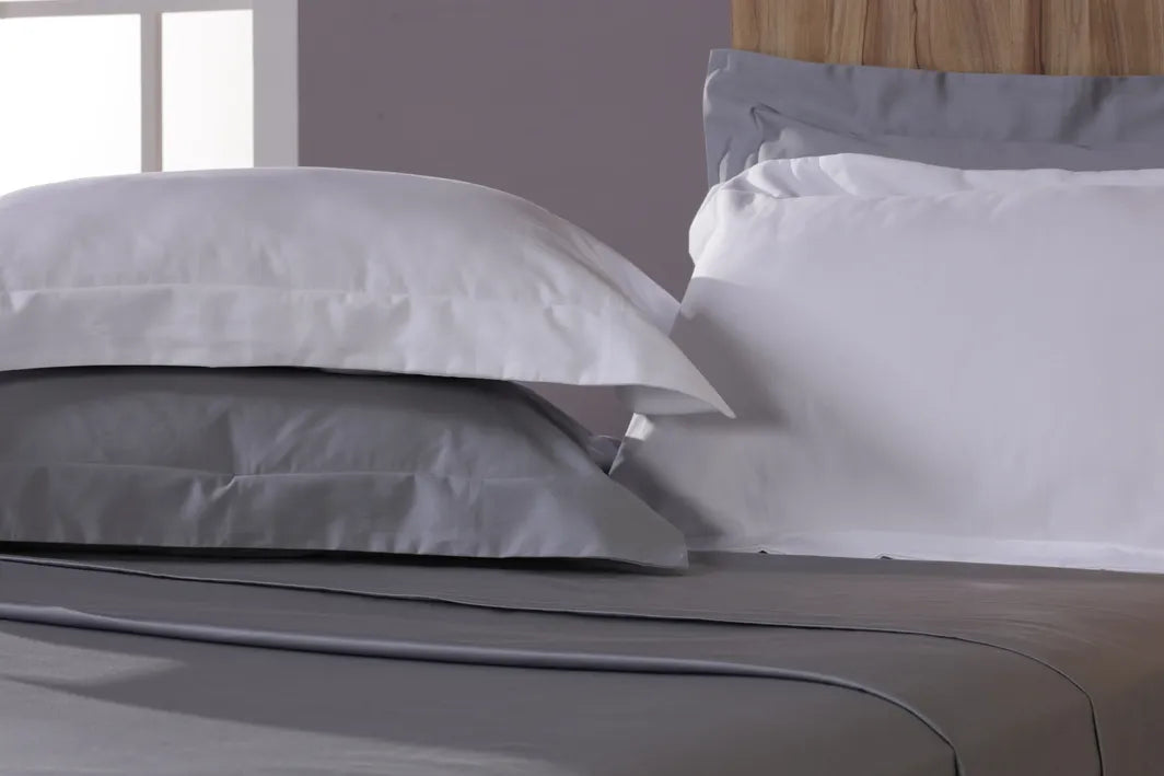 Jogo de Cama King Combo White - Fronha Pamut Cinza 3